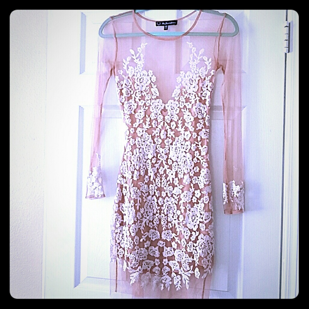 For Love & Lemons sheer lace dress